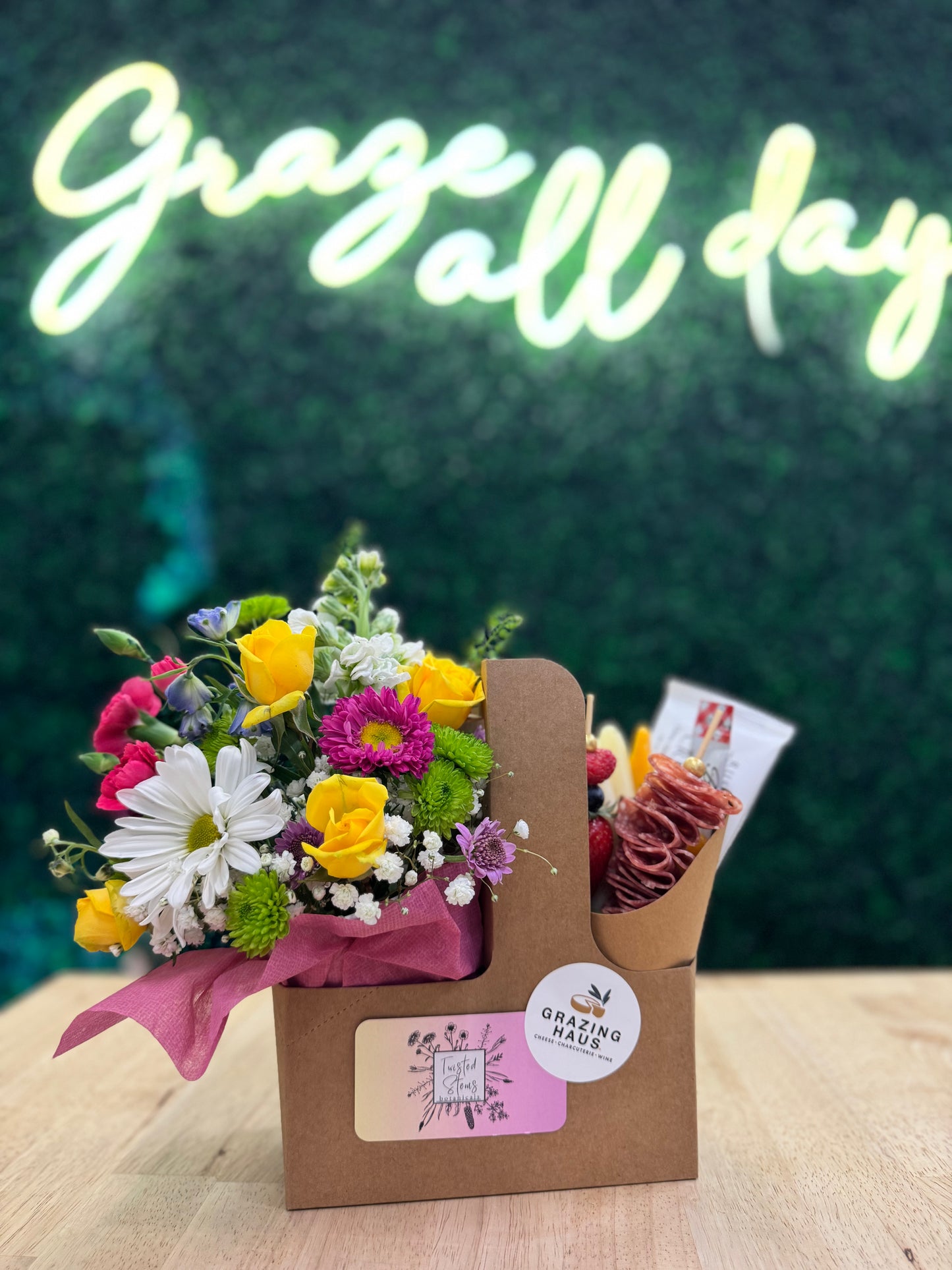 Blooms & Charcuterie Cups (Minimum of 6)