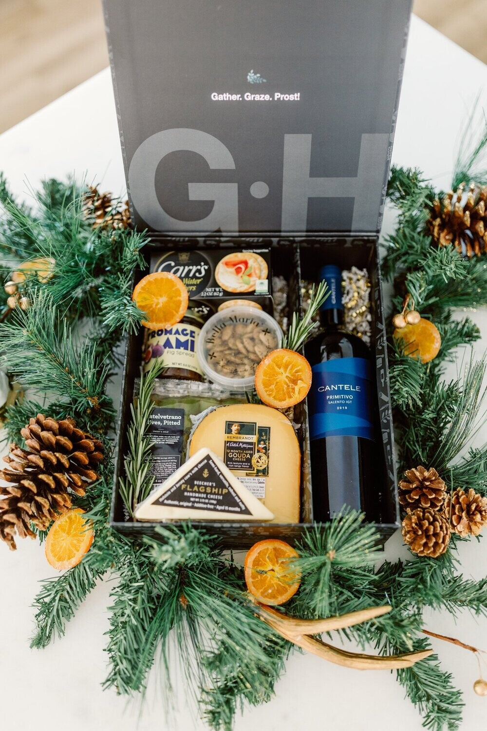 The Holiday Cheese & Wine Box *perishable*