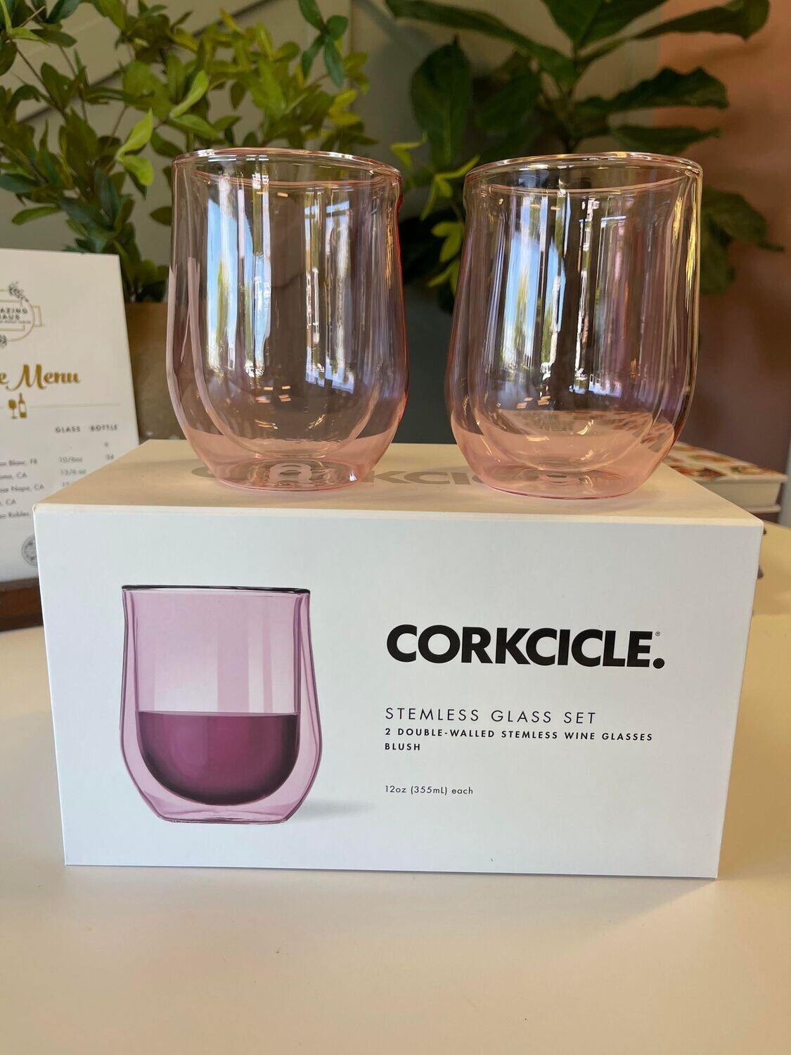 Corkcicle Stemless Glass (set of 2)