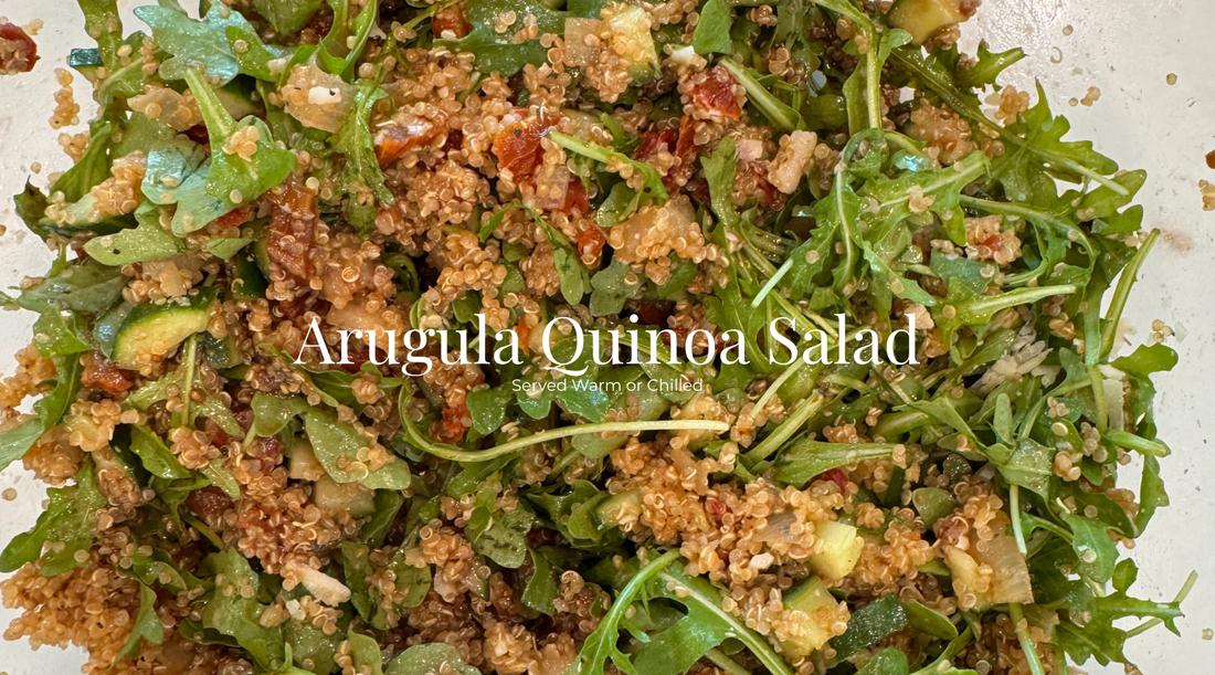 Easy Quinoa Arugula Salad Recipe (Fresh, Bright & Perfect for Hosting)