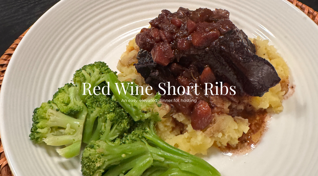 Hosting HAUS: Red Wine Short Ribs in the Instapot
