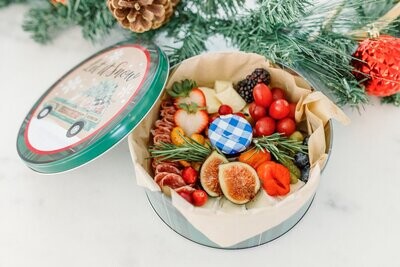 Christmas Cheese Tin