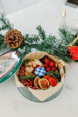 Christmas Cheese Tin