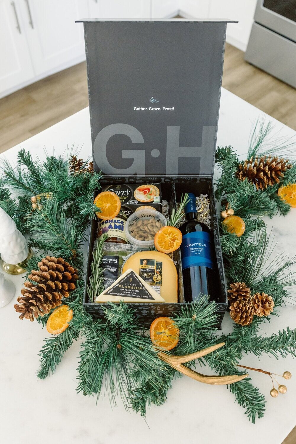 The Holiday Cheese & Wine Box *perishable*